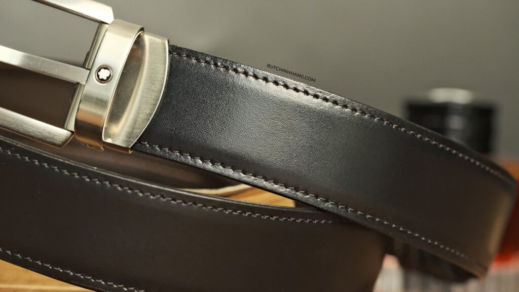 Thắt lưng Montblanc Contemporary Reversible Leather Belt 38158 - Chiếc thắt lưng cổ điển với thiết kế lạ mắt - that lung montblanc contemporary reversible leather belt 38158 chiec that lung co dien voi thiet ke la mat 1