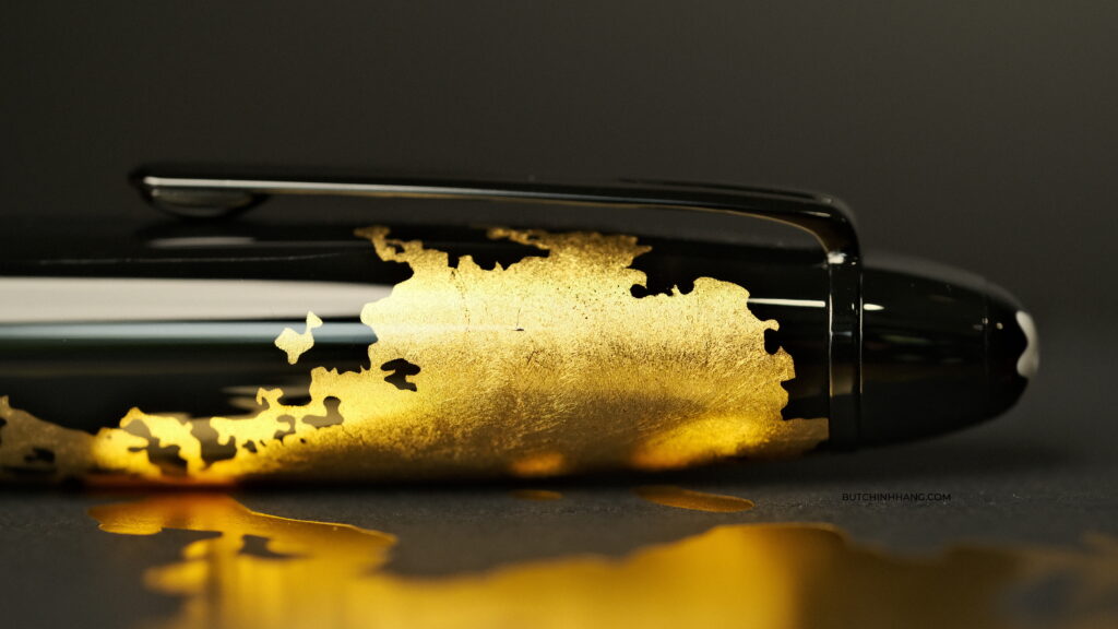 “Calligraphy Gold Leaf” nghệ thuật dát vàng đến từ Nhật Bản cùng mẫu bút Montblanc Meisterstuck Solitaire Calligraphy Gold Leaf Rollerball Pen 119689  - DSCF2704