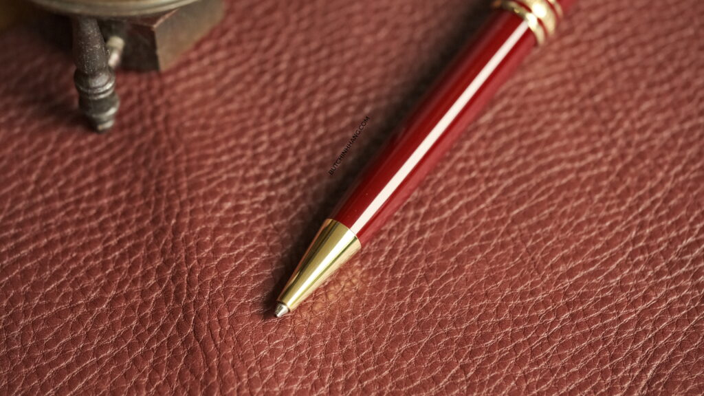 Bút Montblanc Meisterstuck Classique Burgundy - mẫu bút với nét đẹp cổ điển sang trọng - DSCF2726