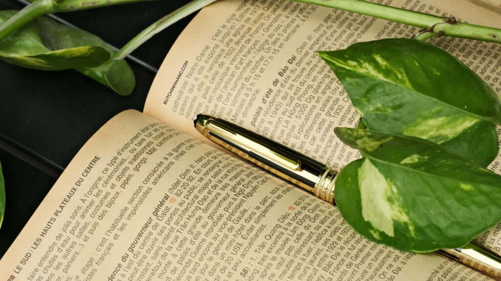 Montblanc Meisterstuck Solitaire Gold & Black - Mẫu bút bi nước của sự sáng tạo kết hợp sang trọng cổ điển DSCF3127