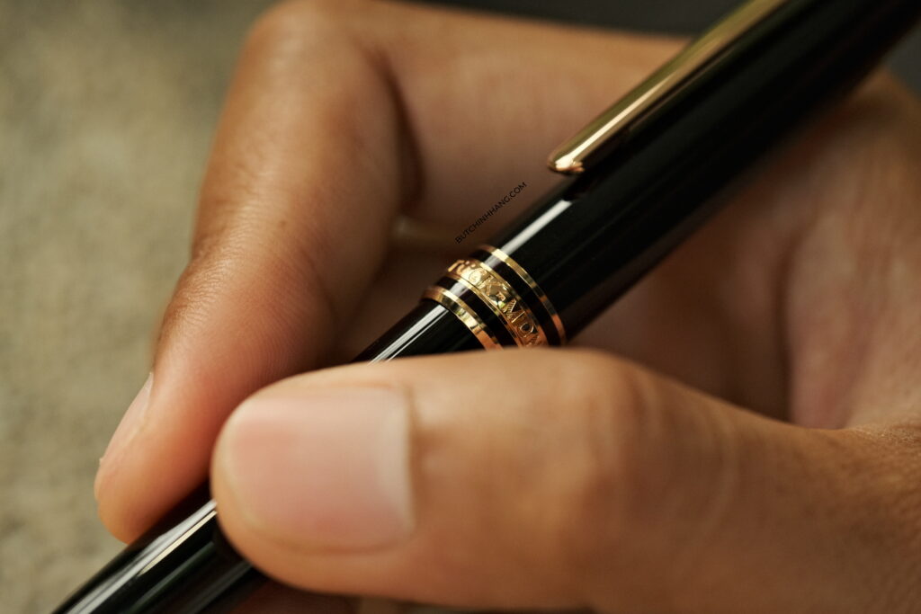 Bút Montblanc Meisterstuck Classique Red Gold Plated Ballpoint Pen - Một biểu tượng đích thực của những huyền thoại - DSCF3502