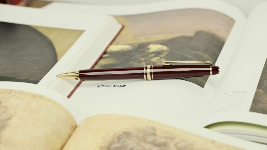 Bút Montblanc Meisterstuck Classique Burgundy BallPoint Pen 164R - but montblanc meisterstuck classique burgundy ballpoint pen 164r 1