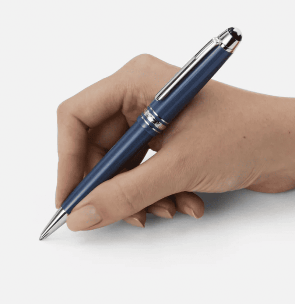 Giới thiệu - Bút bi Montblanc Meisterstück Glacier Midsize Ballpoint Pen Blue - gioi thieu but bi montblanc meisterstuck glacier midsize ballpoint pen blue