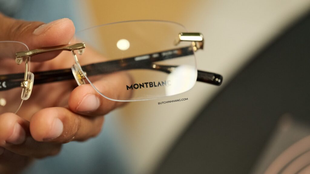 Gọng kính Montblanc Rimless Gold Havana Eyeglasses MB0088O - Mẫu gọng kính văn phòng với phong cách đẳng cấp - gong kinh montblanc rimless gold havana eyeglasses mb0088o mau gong kinh van phong voi phong cach dang cap