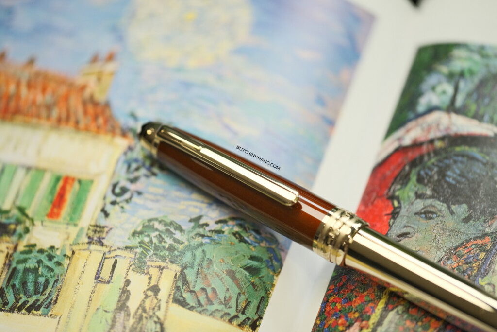 Bút Montblanc Meisterstuck Solitaire Citrin Ballpoint Pen: Sự Tinh Tế của Montblanc trong nhưng mẫu bút thanh lịch, cổ điển DSCF3934