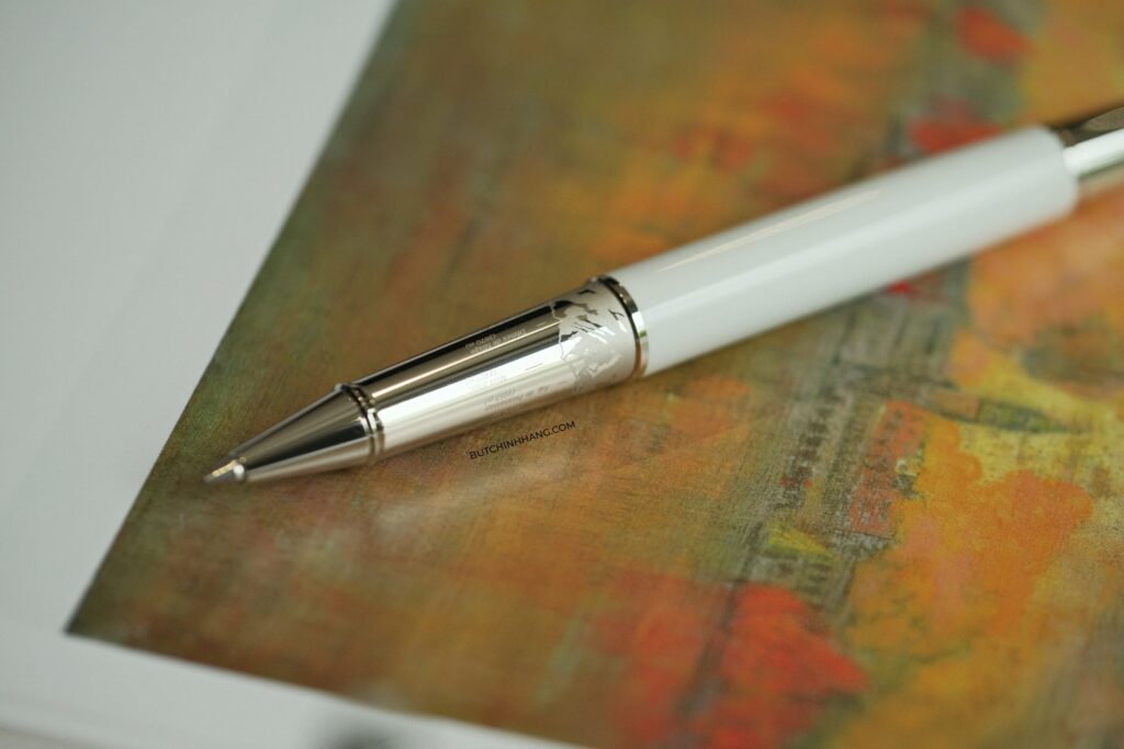Bút Montblanc Meisterstuck Tribute to the Mont Blanc Rollerball Pen 106845 - Mẫu bút tôn vinh đỉnh núi Mont Blanc vừa có mặt tại Bút Chính Hãng - but montblanc meisterstuck tribute to the mont blanc rollerball pen 106845 mau but ton vinh dinh nui mont blanc vua co mat tai but chinh hang 2