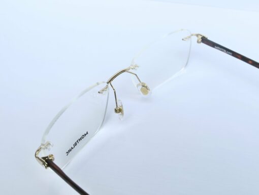 Gọng kính Montblanc Rimless Eyeglasses MB0221O 006 - Image 7