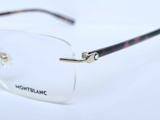 Gọng kính Montblanc Rimless Eyeglasses MB0221O 006 - Image 3