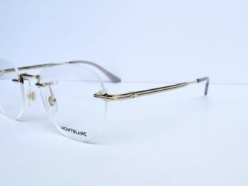 Gọng kính Montblanc Rimless Gold Eyeglasses MB0268O 001 - gong kinh montblanc rimless gold eyeglasses mb0268o 6