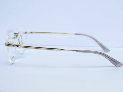 Gọng kính Montblanc Rimless Gold Eyeglasses MB0268O 001 - Image 6