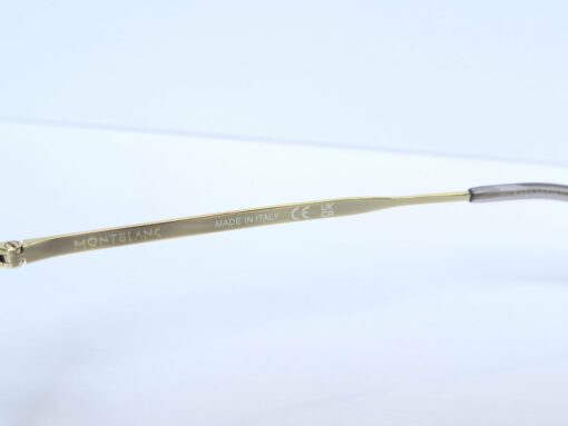 Gọng kính Montblanc Rimless Gold Eyeglasses MB0268O 001 - Image 5
