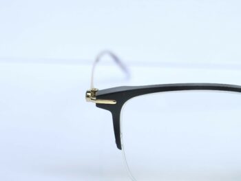 Gọng kính Montblanc Semi Black Gold Titanium Eyeglasses MB0234OK 006 - gong kinh montblanc semi black gold titanium eyeglasses mb0234ok 11