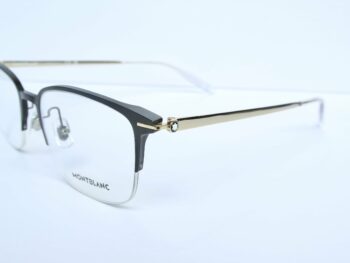 Gọng kính Montblanc Semi Black Gold Titanium Eyeglasses MB0234OK 006 - gong kinh montblanc semi black gold titanium eyeglasses mb0234ok 7