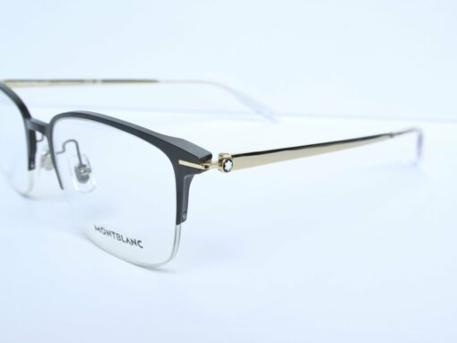 Gọng kính Montblanc Semi Black Gold Titanium Eyeglasses MB0234OK 006 - Image 2