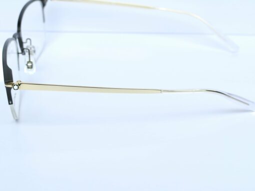 Gọng kính Montblanc Semi Black Gold Titanium Eyeglasses MB0234OK 006 - Image 6