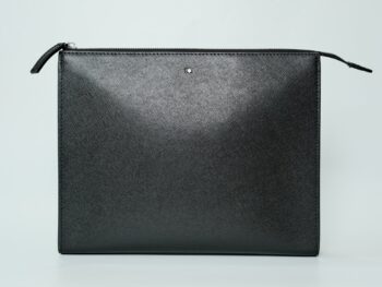 Ví cầm tay Montblanc Sartorial Black Clutch Pochette 126054