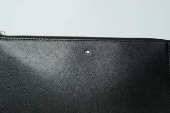 Ví cầm tay Montblanc Sartorial Black Clutch Pochette 126054 - vi cam tay montblanc sartorial black clutch pochette 126056
