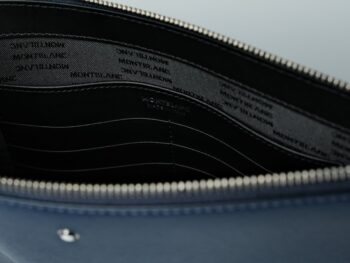 Ví cầm tay Montblanc Sartorial Navy Blue Clutch Pochette 126055 - vi cam tay montblanc sartorial navy blue clutch pochette 126061 scaled