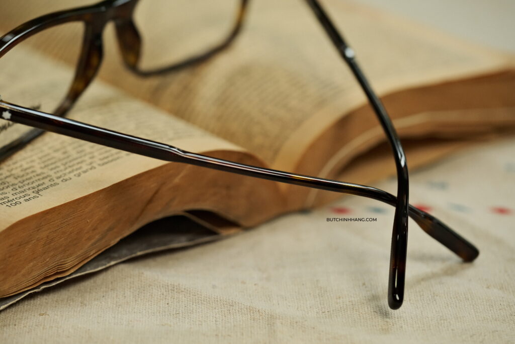 Montblanc Rectangular Eyeglasses MB0086O - Phiên bản gọng kính nhựa Montblanc cao cấp - DSCF4929
