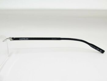 Gọng kính Montblanc Platinum Black Resin Eyeglasses MB0221O - gong kinh montblanc platinum black resin eyeglasses mb0221o 1