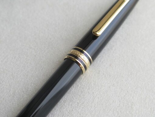 Bộ set bút Montblanc Meisterstuck Classique Gold Plated Ballpoint Pen & MST Wallet Black 6cc Montblanc Meisterstuck Bút Bi Xoay Montblanc 3