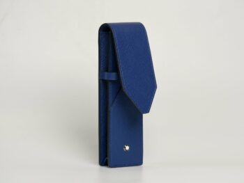 Bao da bút Montblanc Sartorial 2-pen pouch Blue 131203 - bao da but montblanc sartorial 2 pen pouch blue 131208 scaled