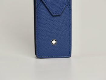 Bao da bút Montblanc Sartorial 2-pen pouch Blue 131203 - bao da but montblanc sartorial 2 pen pouch blue 131210 scaled