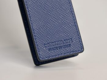 Bao da bút Montblanc Sartorial 2-pen pouch Blue 131203 - bao da but montblanc sartorial 2 pen pouch blue 131212 scaled