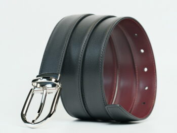 Thắt lưng Montblanc Shiny Palladium Black/burgundy reversible leather belt 128755 - 3cm - that lung montblanc shiny palladium blackburgundy reversible leather belt 128755 3cm 2 scaled