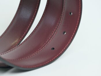 Thắt lưng Montblanc Shiny Palladium Black/burgundy reversible leather belt 128755 - 3cm - that lung montblanc shiny palladium blackburgundy reversible leather belt 128755 3cm 4 scaled