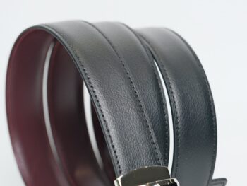Thắt lưng Montblanc Shiny Palladium Black/burgundy reversible leather belt 128755 - 3cm - that lung montblanc shiny palladium blackburgundy reversible leather belt 128755 3cm 5 scaled
