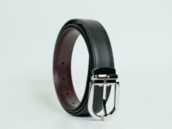 Thắt lưng Montblanc Shiny Palladium Black/burgundy reversible leather belt 128755 - 3cm - that lung montblanc shiny palladium blackburgundy reversible leather belt 128755 3cm scaled