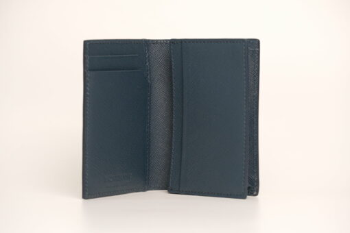 Ví Montblanc Sartorial Business Card Holder Blue 128590 - Hình ảnh 2