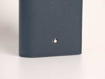 Ví Montblanc Sartorial Business Card Holder Blue 128590 - vi montblanc sartorial business card holder blue 128593 scaled