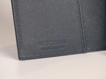 Ví Montblanc Sartorial Business Card Holder Blue 128590 - vi montblanc sartorial business card holder blue 128595 scaled
