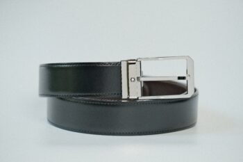 Thắt lưng Montblanc Steel Pin Buckle Black/Brown Reversible Leather Belt 124383 – 3,5cm Thắt lưng Montblanc Mới Nguyên Hộp