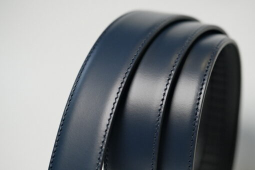 Thắt lưng Montblanc Classic Leather Belt – Navy 118422 – 3cm Thắt lưng Montblanc Mới Nguyên Hộp 4