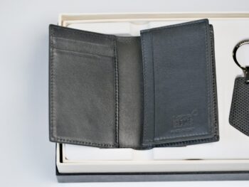 Bộ set quà tặng Business Card Holder with Gusset and Key Fob Black 126276 - bo set qua tang business card holder with gusset and key fob black 126280 scaled