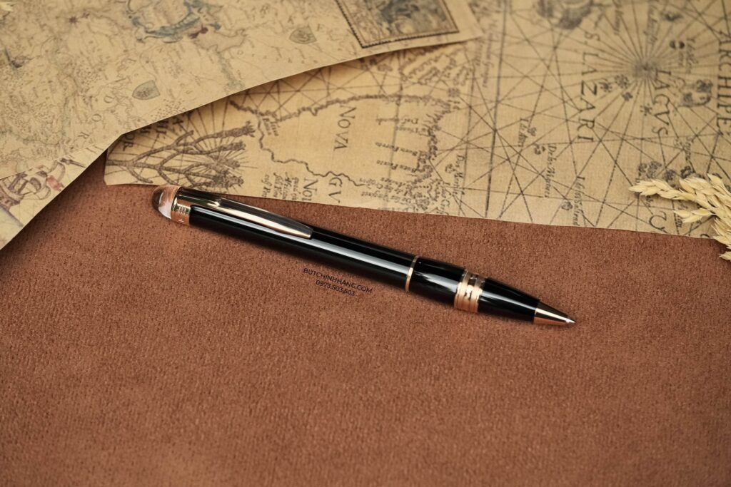 Bút Montblanc StarWalker Red Gold Resin Ballpoint Pen 105653 - but montblanc starwalker red gold resin ballpoint pen 105653