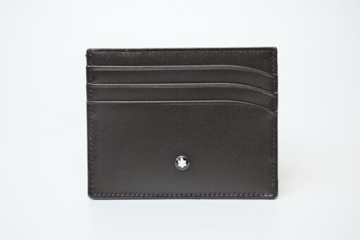 Ví namecard Montblanc Leather Goods Meisterstuck Pocket 6cc – Brown 114556 Ví Montblanc