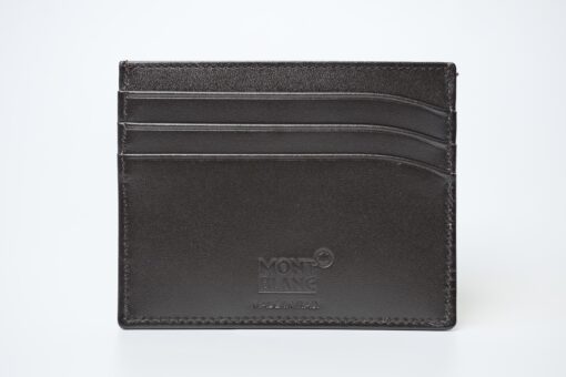 Ví namecard Montblanc Leather Goods Meisterstuck Pocket 6cc – Brown 114556 Ví Montblanc 2