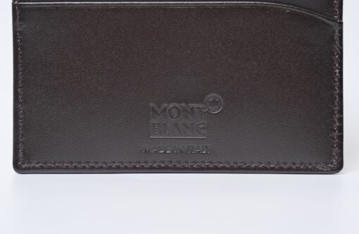 Ví namecard Montblanc Leather Goods Meisterstuck Pocket 6cc – Brown 114556 Ví Montblanc 5
