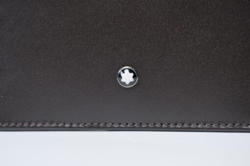 Ví namecard Montblanc Leather Goods Meisterstuck Pocket 6cc – Brown 114556 Ví Montblanc 4