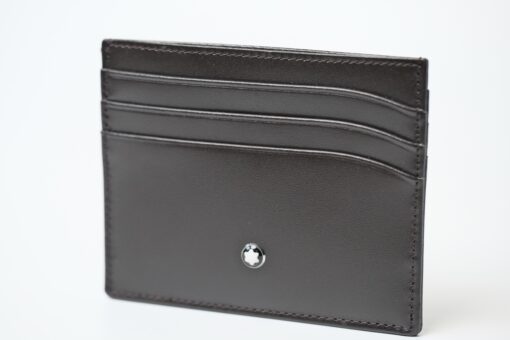 Ví namecard Montblanc Leather Goods Meisterstuck Pocket 6cc – Brown 114556 Ví Montblanc 6