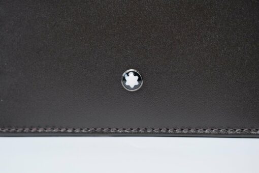 Ví đựng thẻ Montblanc Leather Goods Meisterstuck Pocket 6cc - Brown 114556 - Image 4