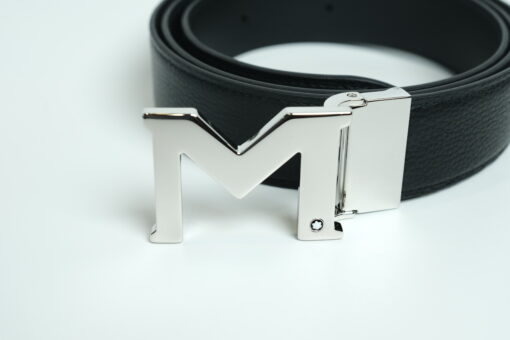 Thắt lưng Montblanc M Buckle Black Reversible Leather Belt 127697 – 3,5cm Thắt lưng Montblanc 4