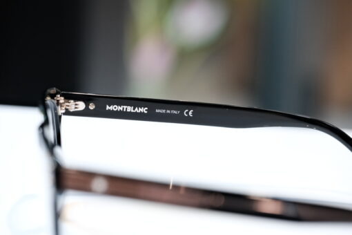 Gọng kính Montblanc Full Rim Square Optical Frame Men’s Eyeglasses MB0122O 001 Gọng kính Nam 4