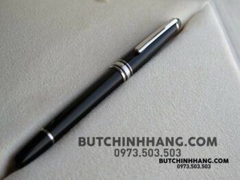 Bộ set Bút Montblanc Meisterstuck Classique Platinum Plated Rollerball Pen & Sổ da Montblanc Fine Stationery Notebook 146 Denim Edition - bo set but montblanc meisterstuck classique platinum plated rollerball pen amp so da montblanc fine stationery notebook 146 denim edition 1