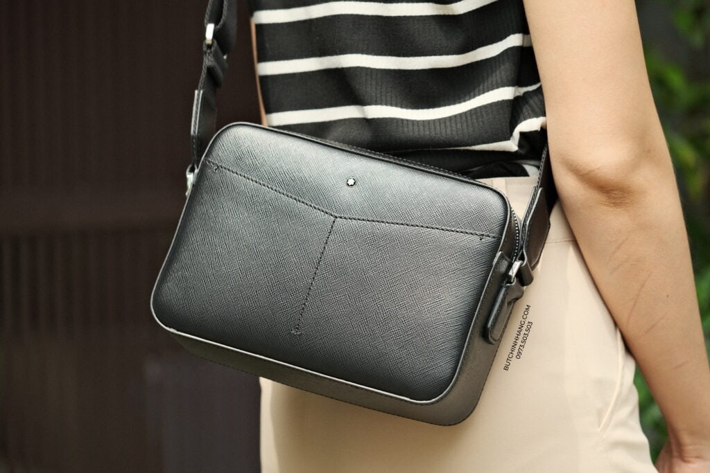 Túi da thủ công Montblanc Sartorial Zip Top Messenger - tui da thu cong montblanc sartorial zip top messenger 1