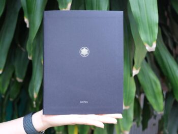 Bìa sổ da Montblanc Meisterstuck Soft Grain My Office Medium Black & Gold Notebook Case 124129 - bia so da montblanc meisterstuck soft grain my office medium black amp gold notebook case 124131 scaled